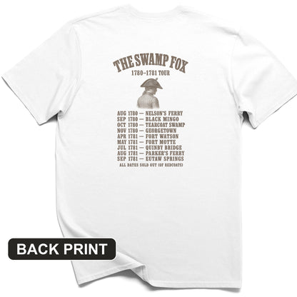 Swamp Fox World Tour Back Print T-Shirt