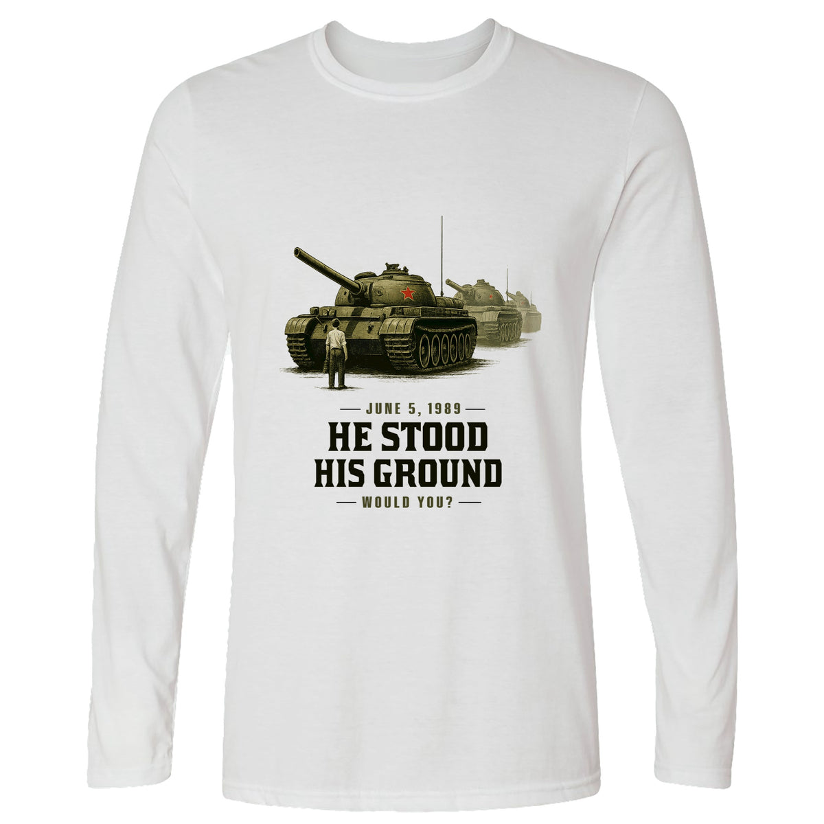 Tank Man Long Sleeve T-Shirt