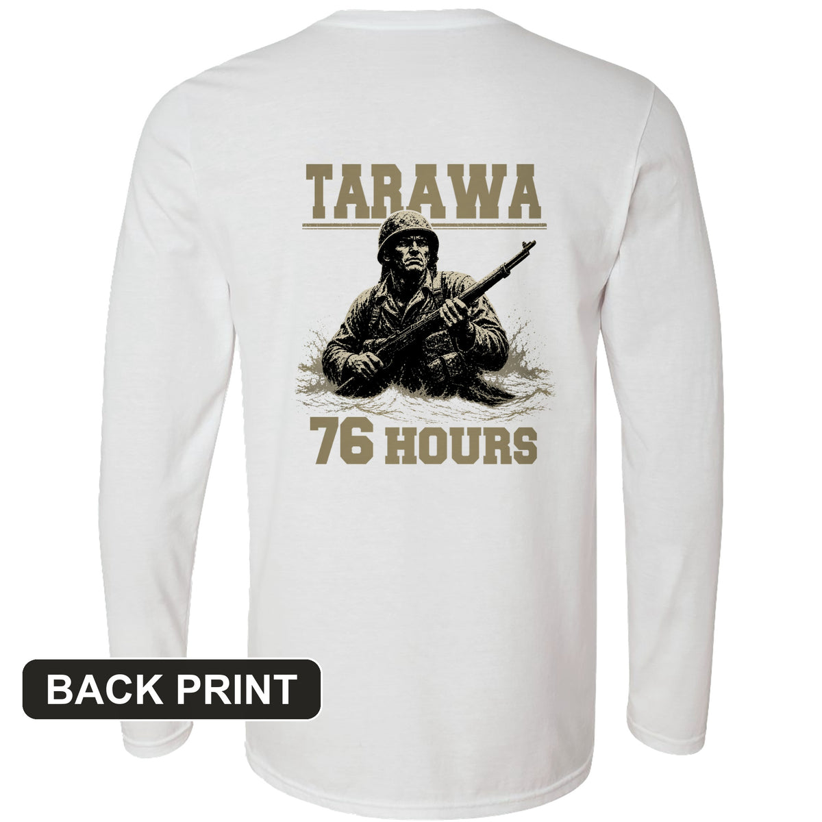 Tarawa Back Print Long Sleeve T-Shirt