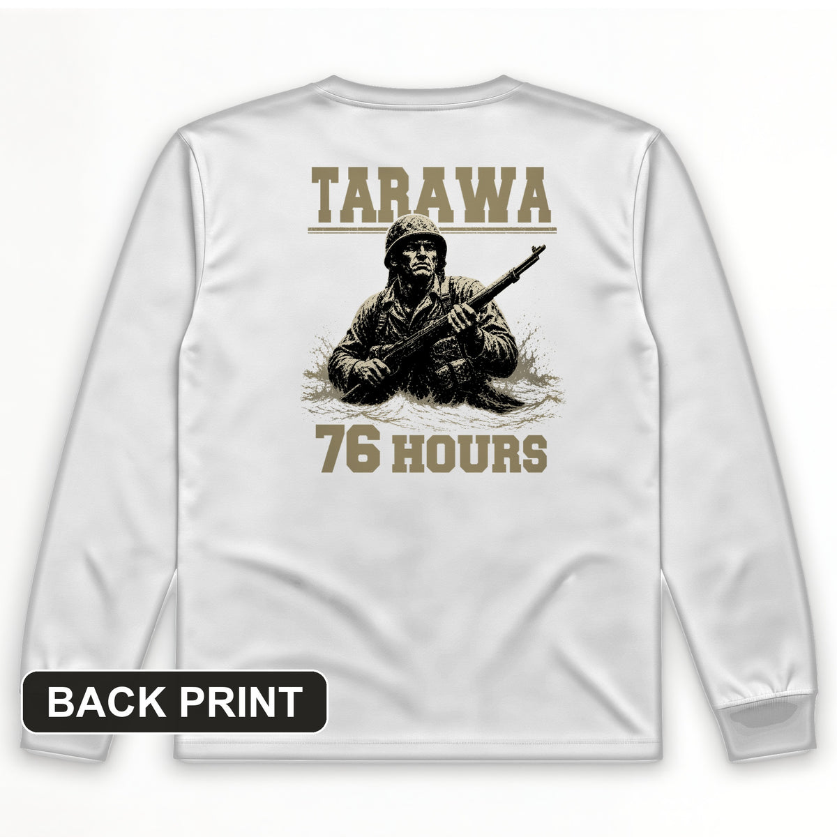 Tarawa Back Print Long Sleeve T-Shirt
