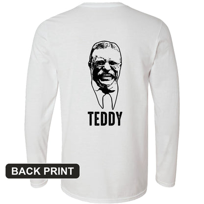 Teddy Back Print Long Sleeve T-Shirt