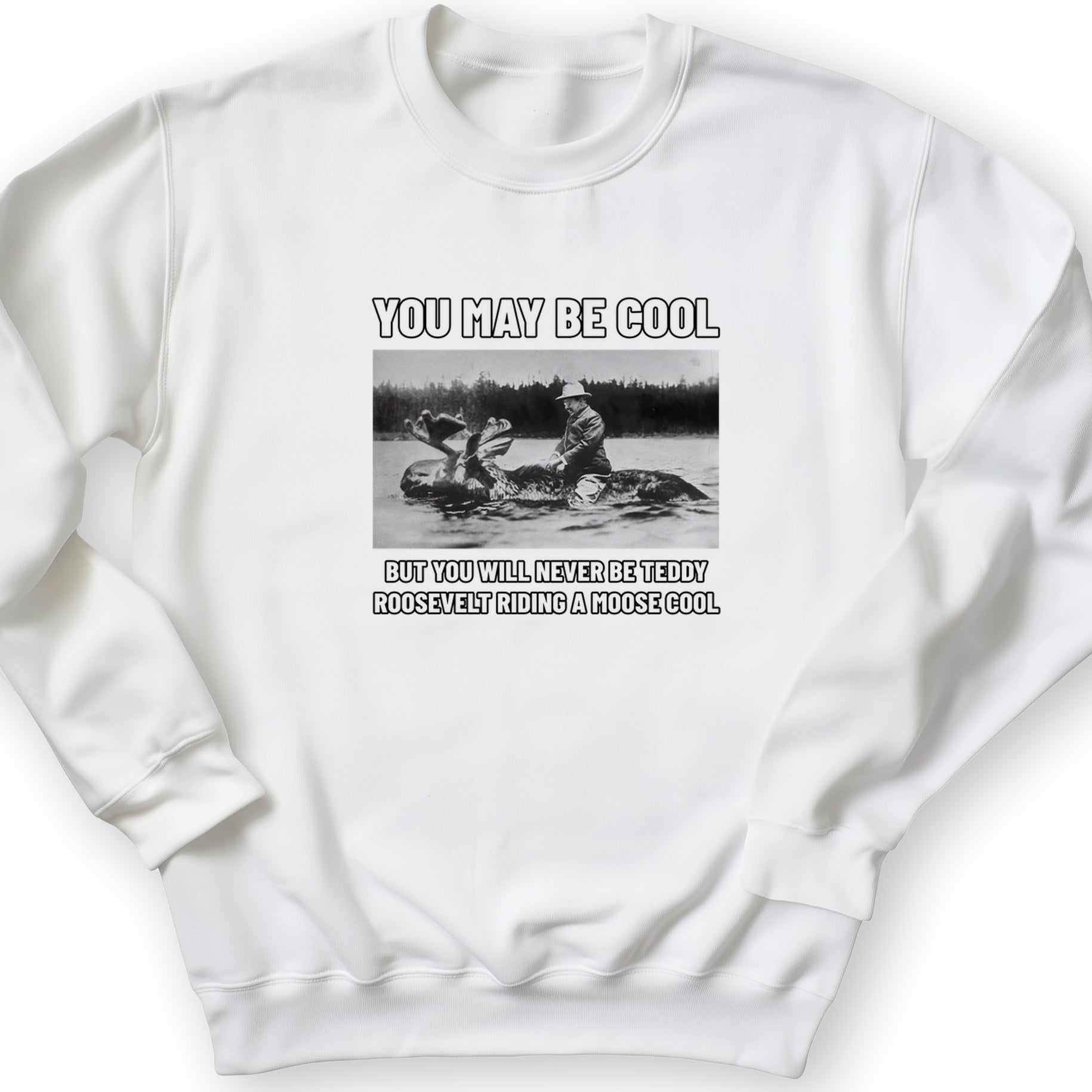 Teddy Riding Moose Crewneck