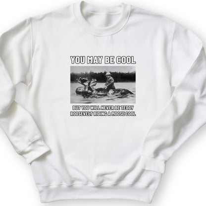 Teddy Riding Moose Crewneck