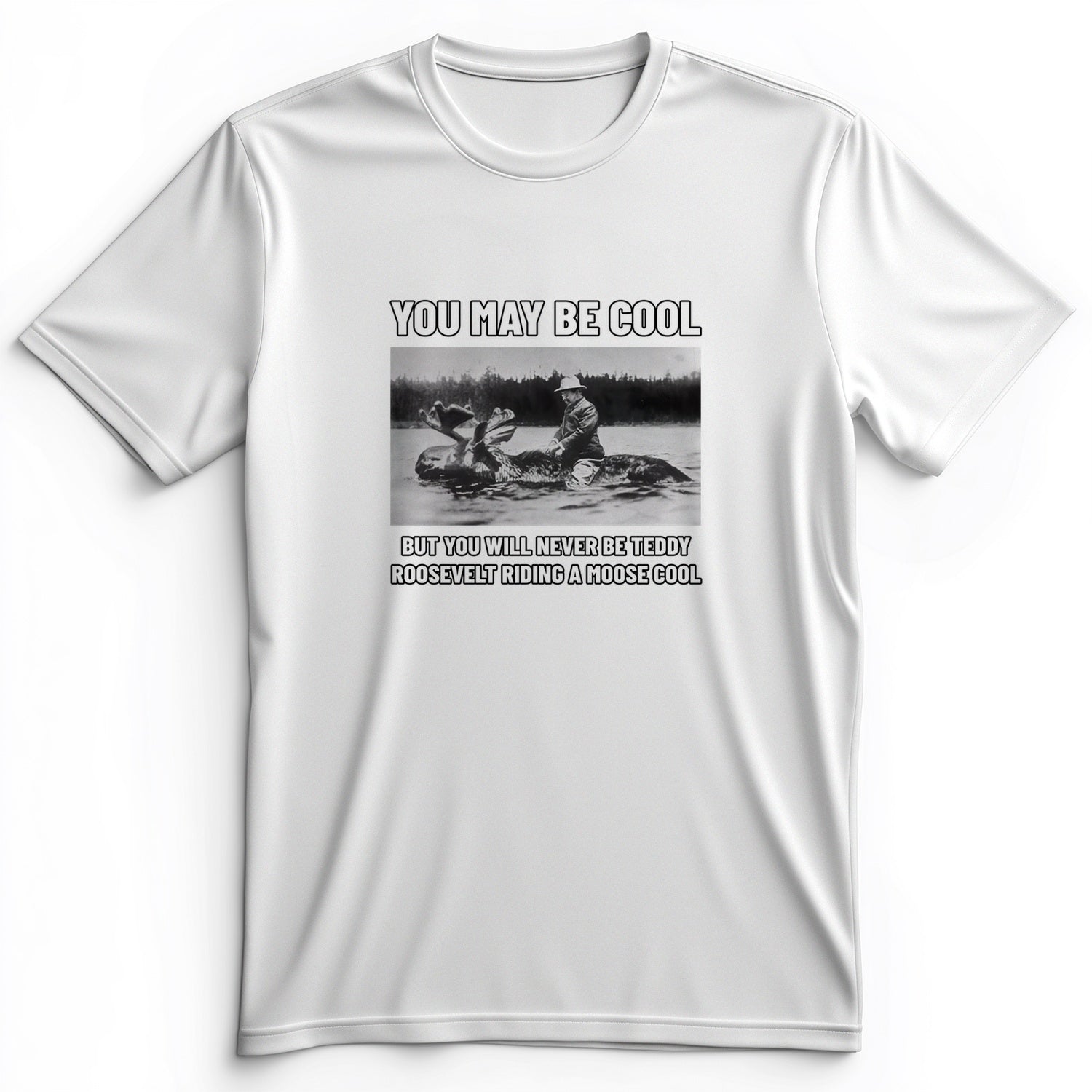 Teddy Riding Moose Premium Tee