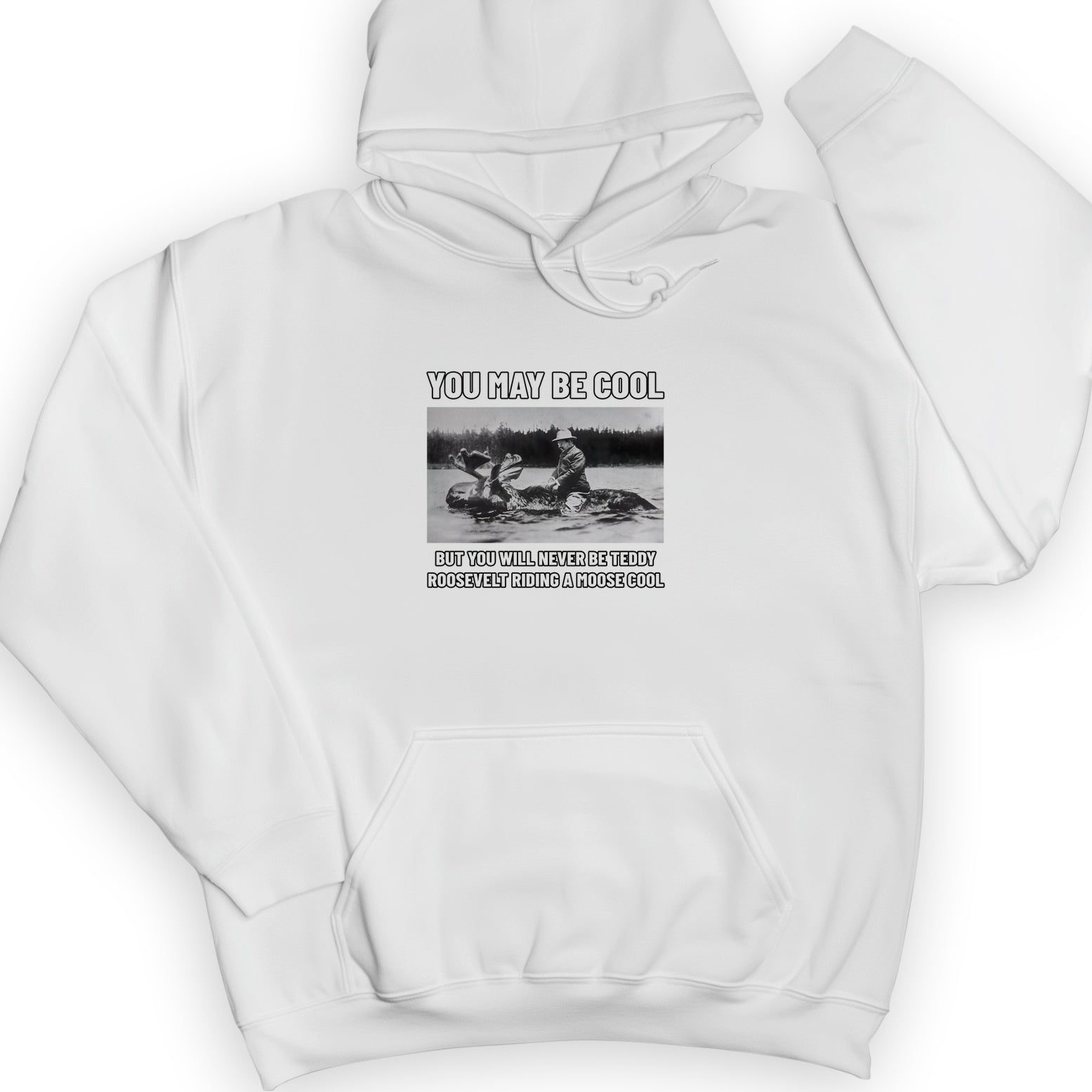 Teddy Riding Moose Hoodie