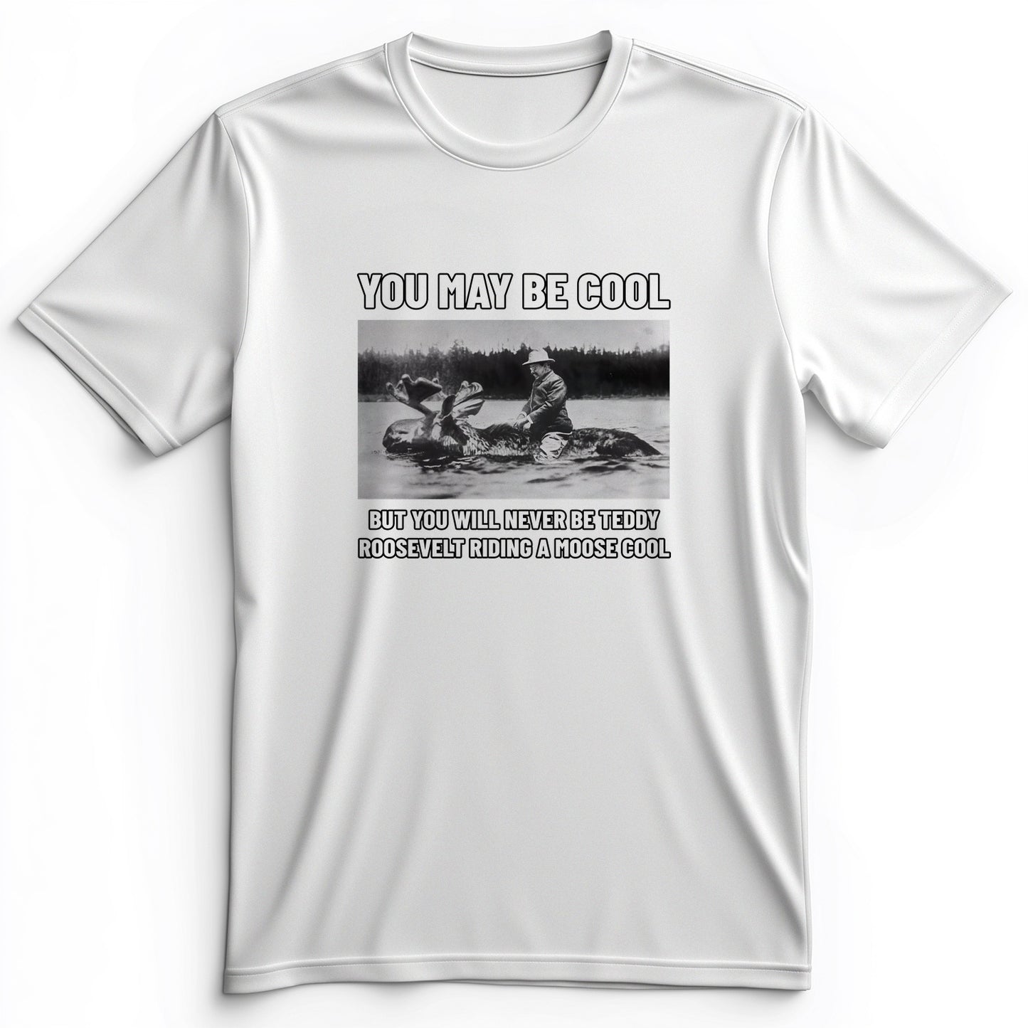Teddy Riding Moose Premium Tee