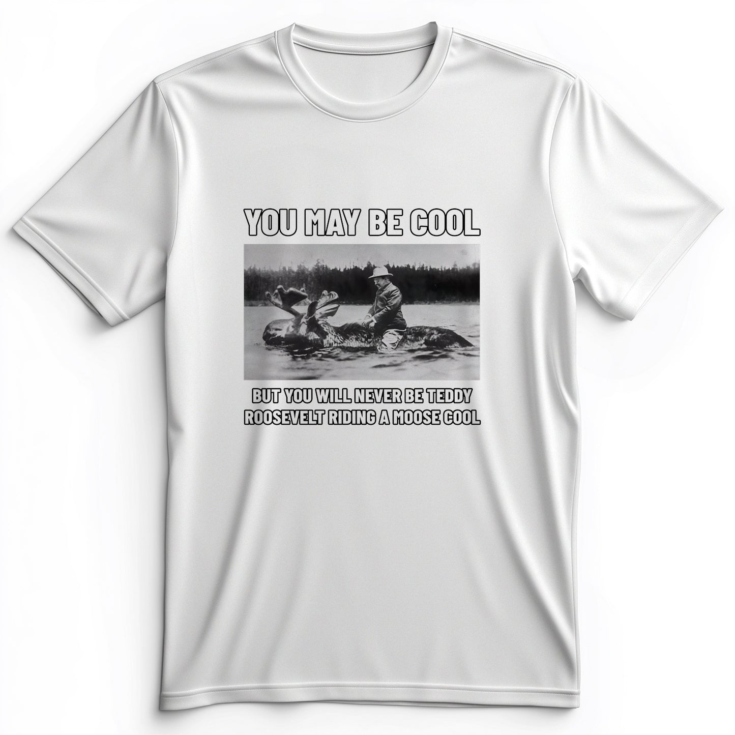 Teddy Riding Moose Premium Tee