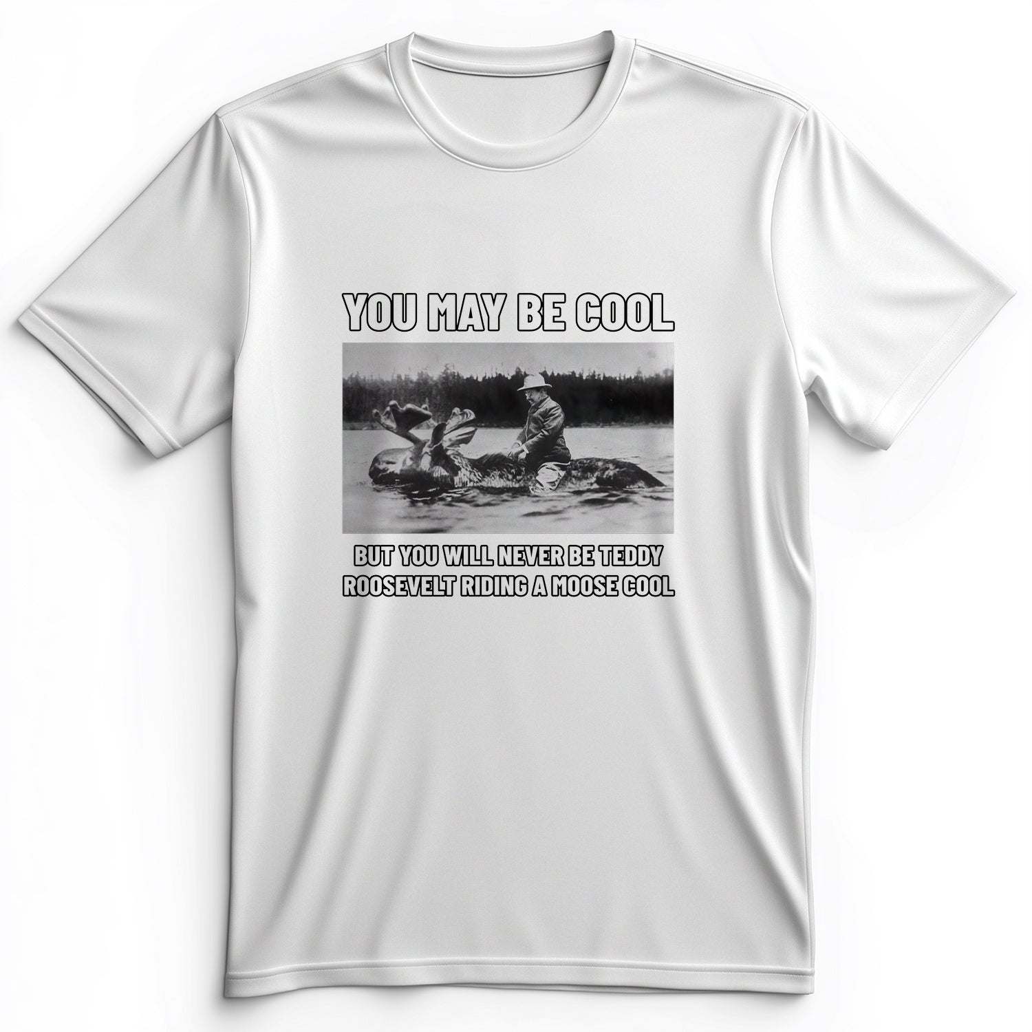 Teddy Riding Moose Premium Tee