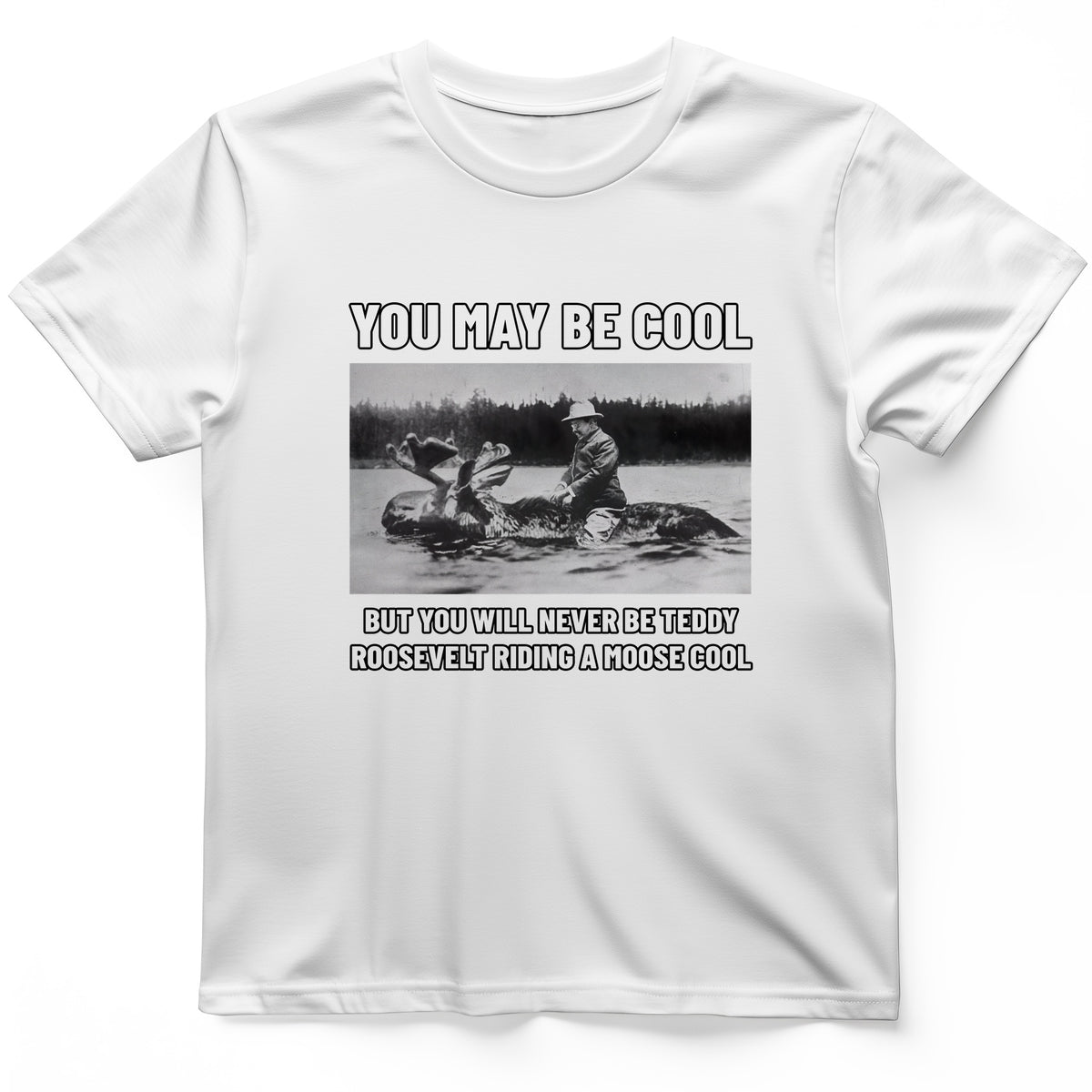 Teddy Riding Moose T-Shirt