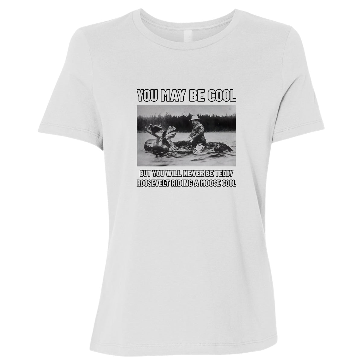 Teddy Riding Moose Women's T-Shirt