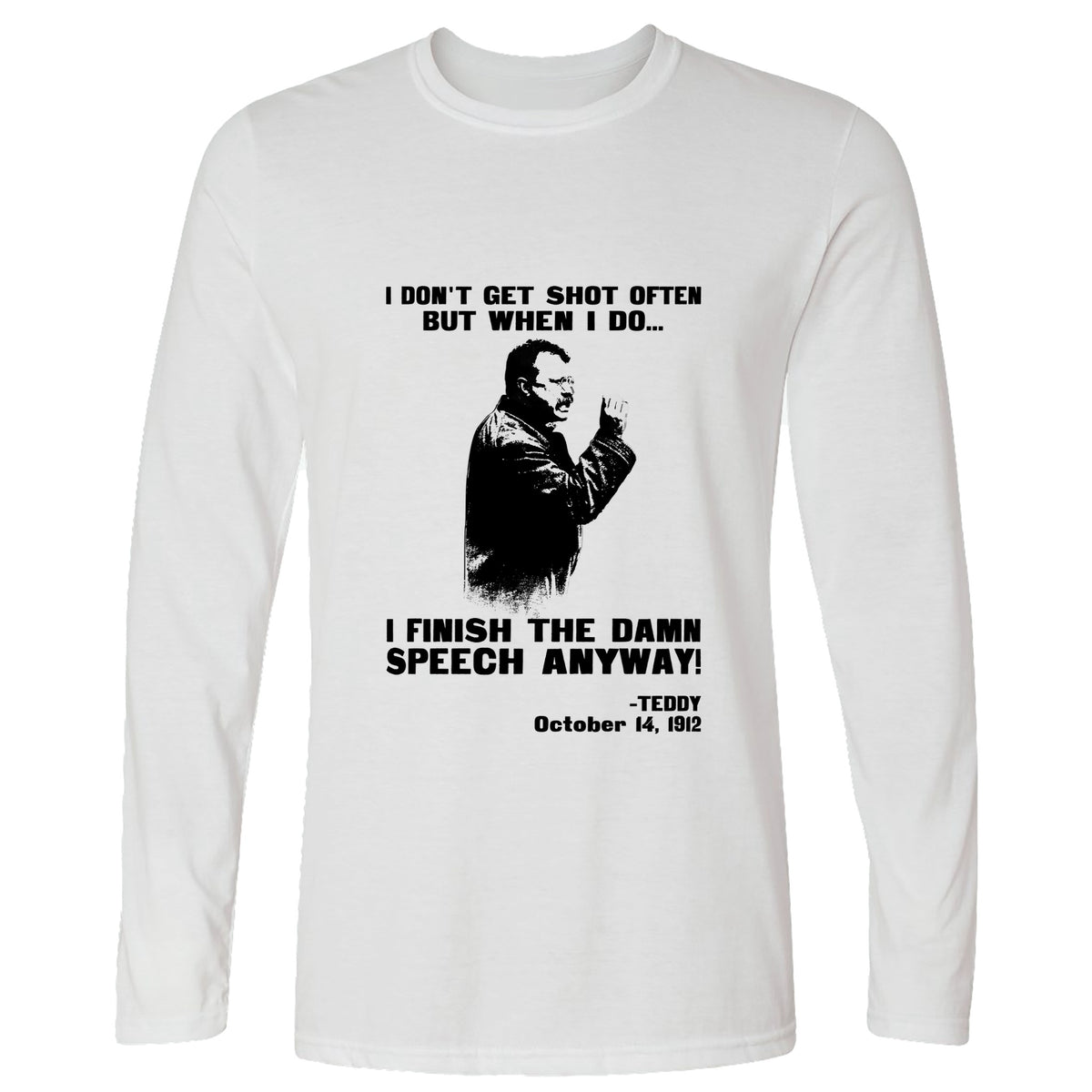 Teddy Speech Long Sleeve T-Shirt