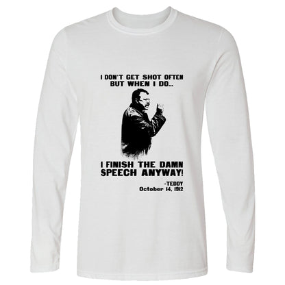 Teddy Speech Long Sleeve T-Shirt