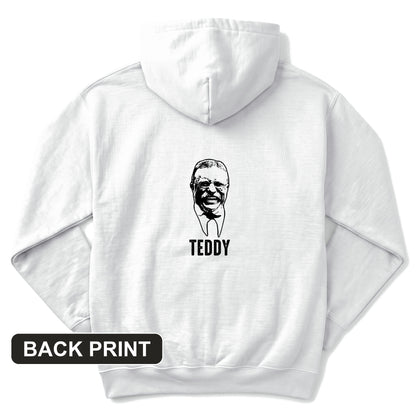 Teddy Back Print Hoodie