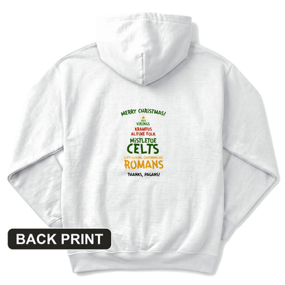 Thanks Pagans Back Print Hoodie