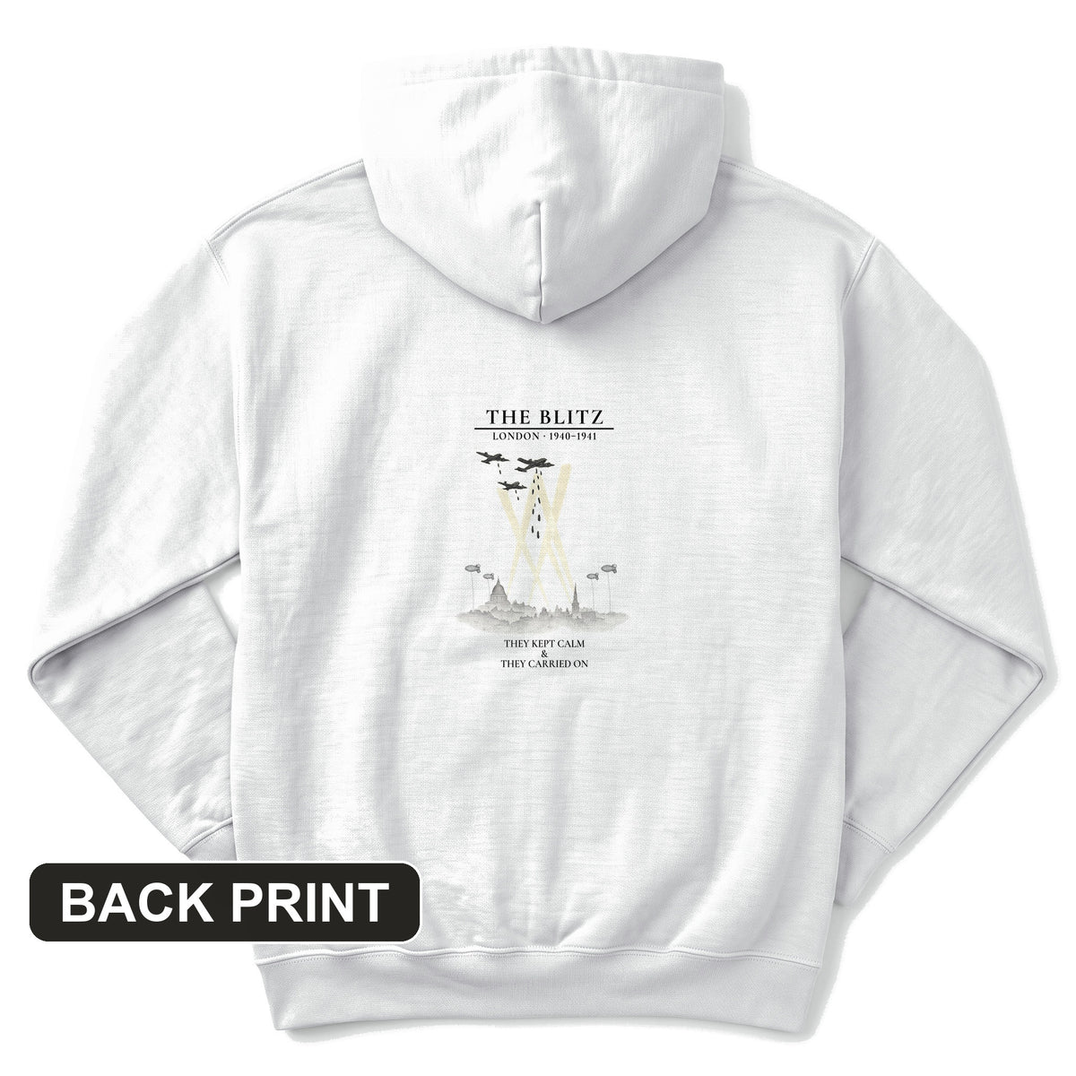 The Blitz Back Print Hoodie
