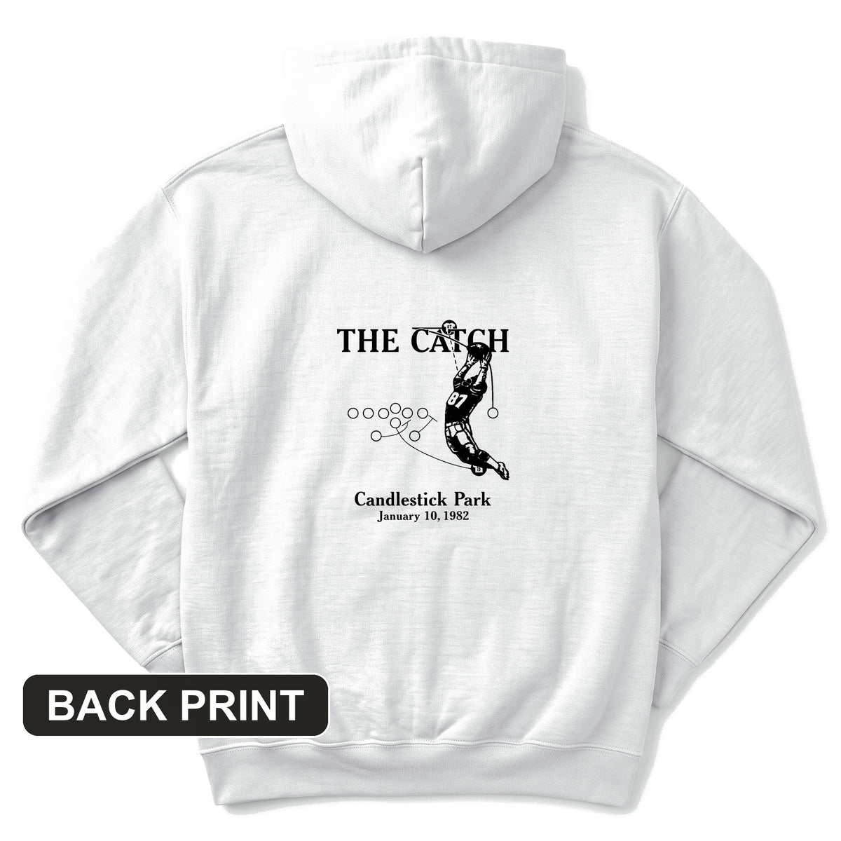 The Catch Back Print Hoodie