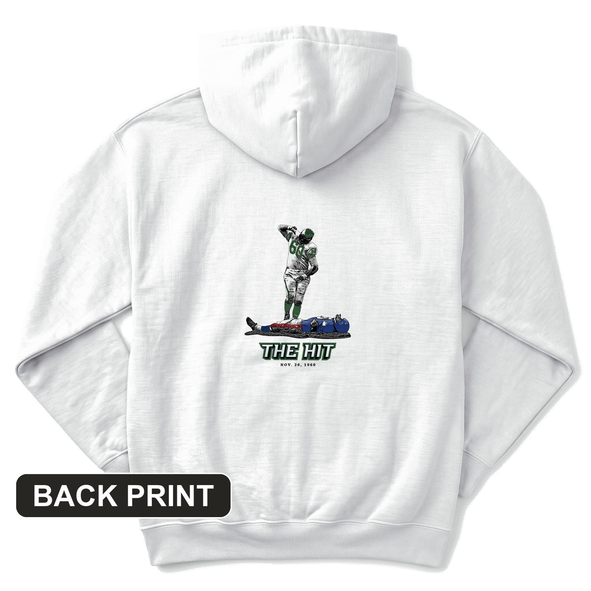 The Hit Back Print Hoodie