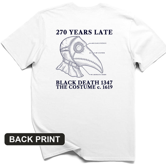 The Mask Is 270 Years Late Back Print T-Shirt