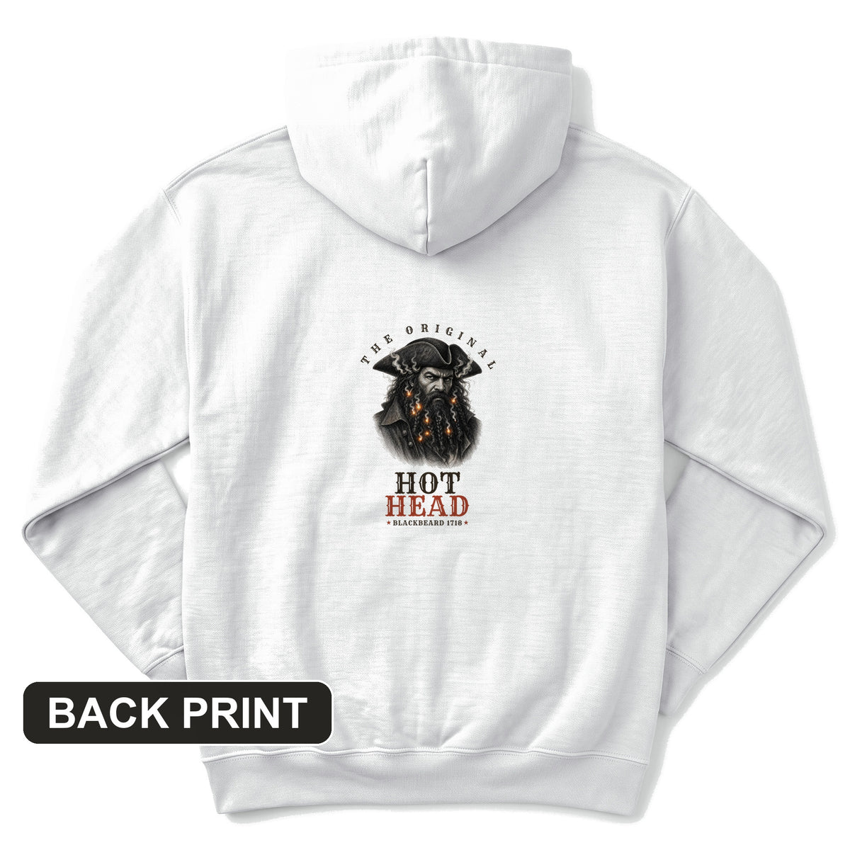 The Original Hot Head Back Print Hoodie
