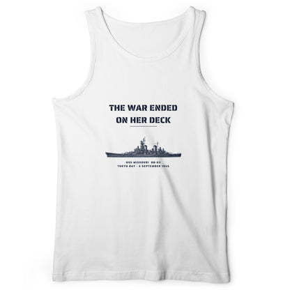 The War Ended On Her Deck Tank Top