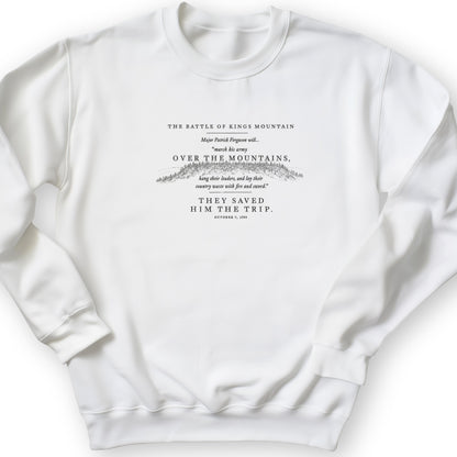 They Saved Him The Trip Crewneck