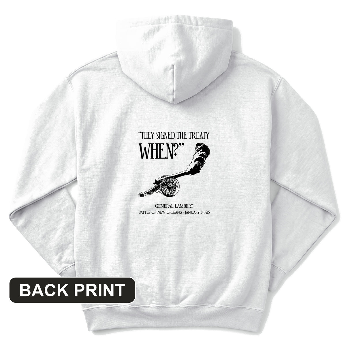 They signed it WHEN Back Print Hoodie