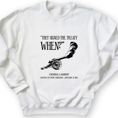 They signed it WHEN Crewneck