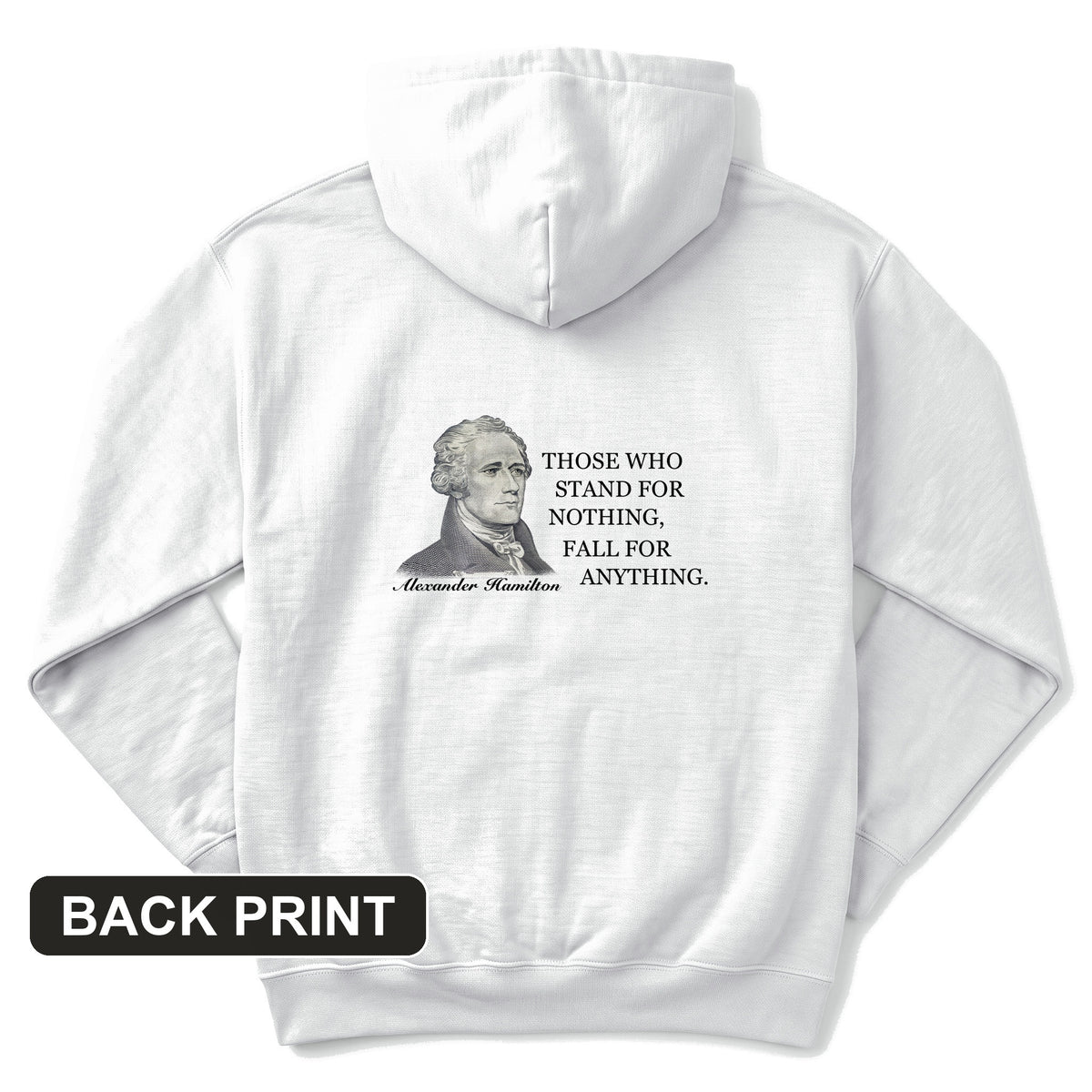 Those Who Stand For Back Print Hoodie