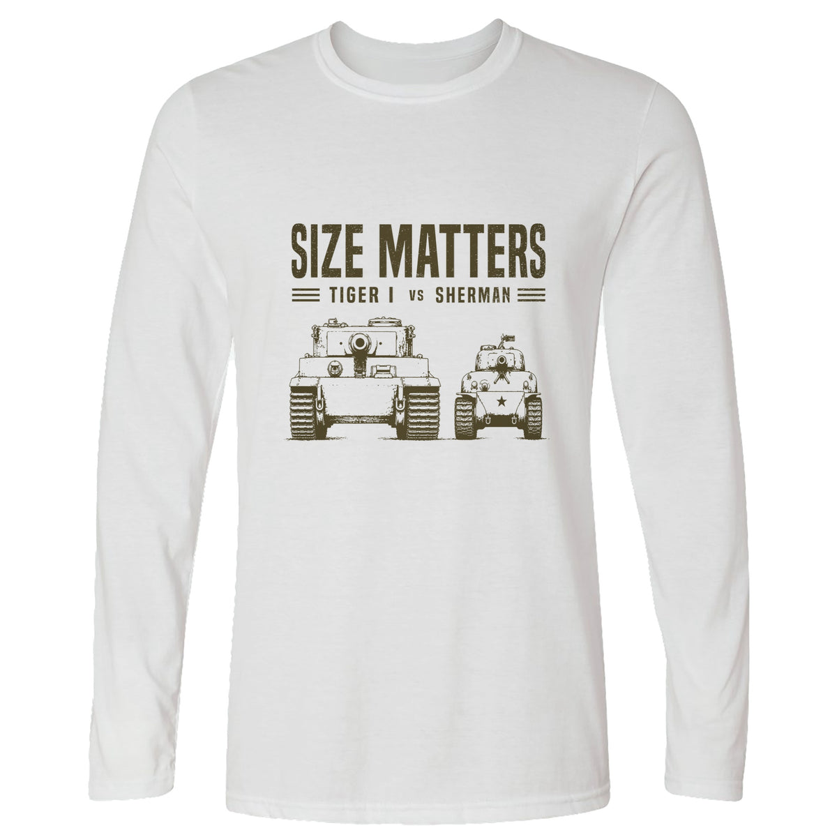 Tiger vs Sherman Long Sleeve T-Shirt