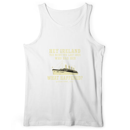 Titanic What Happened Queenstown 1912 Tank Top