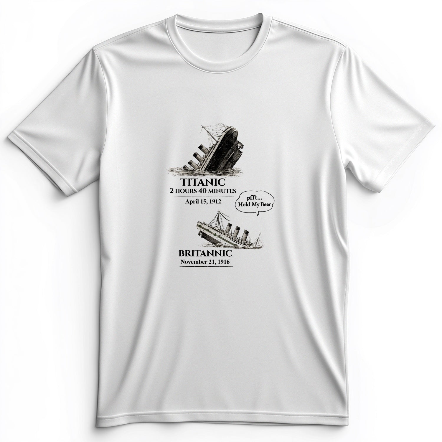 Titanic and Britannic Premium Tee