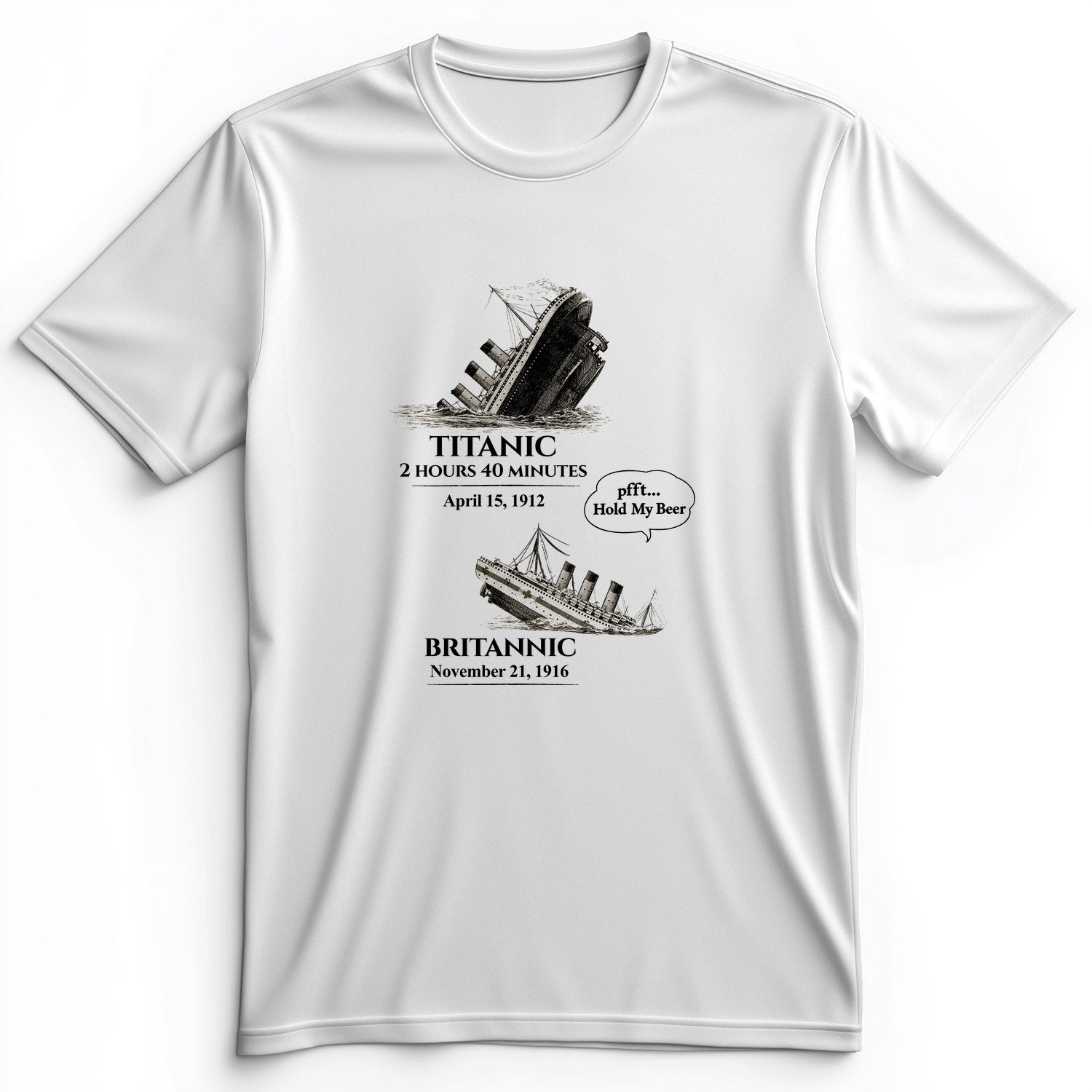 Titanic and Britannic Premium Tee