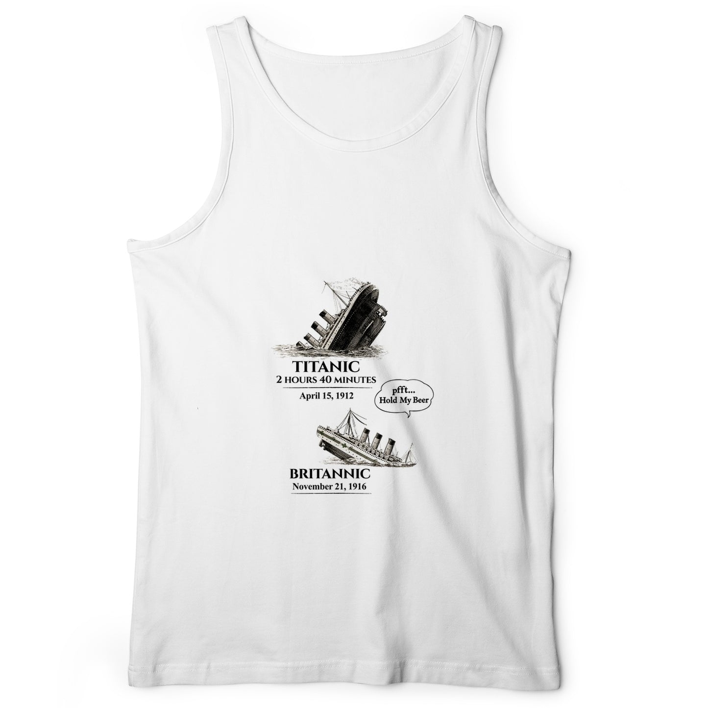 Titanic and Britannic Tank Top