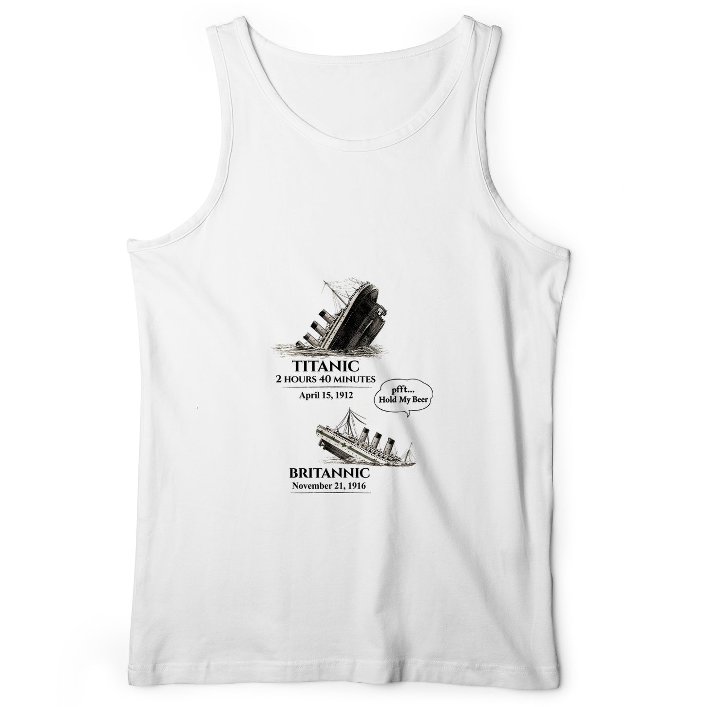 Titanic and Britannic Tank Top