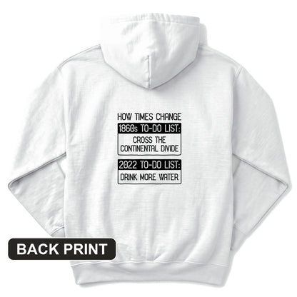 To-Do List Back Print Hoodie