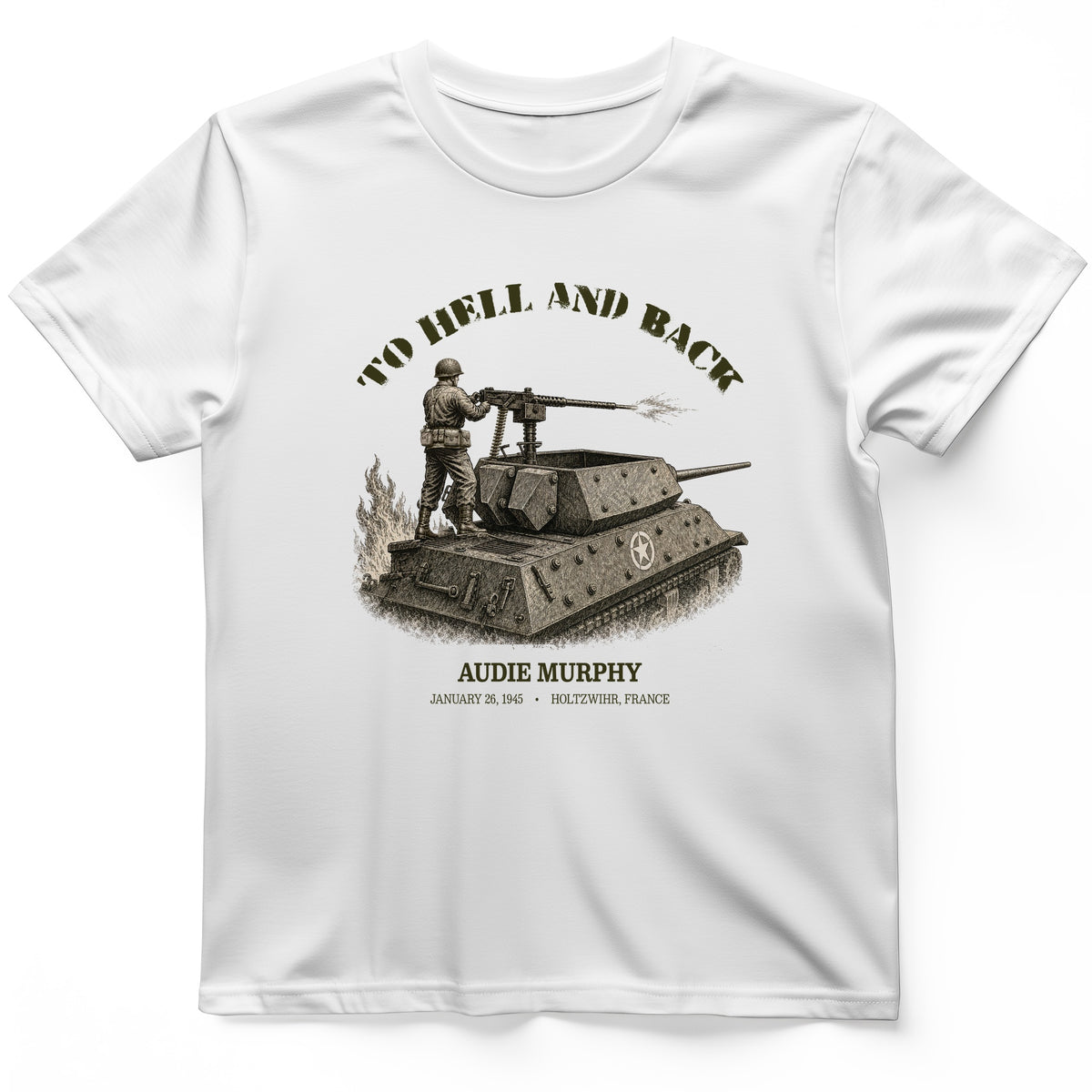 To Hell And Back - Audie Murphy T-Shirt