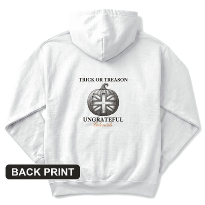 Trick Or Treason Back Print Hoodie