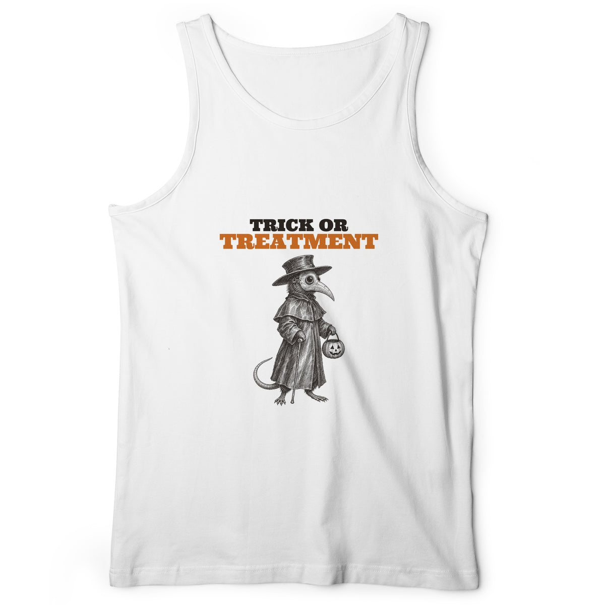 Trick Or Treatment Plague Rat Tank Top