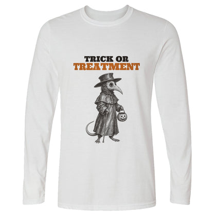 Trick Or Treatment Plague Rat Long Sleeve T-Shirt
