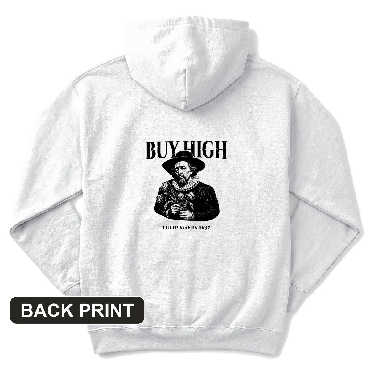 Tulip Mania Back Print Hoodie