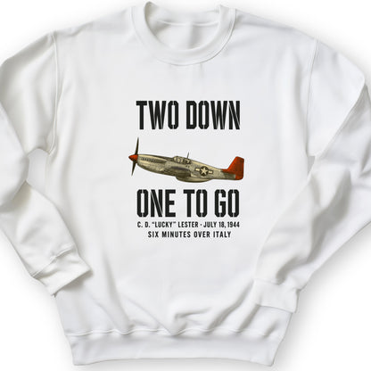 Two Down One To Go Crewneck