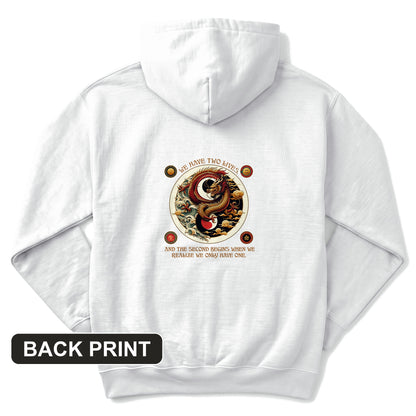 Two Lives Back Print Hoodie