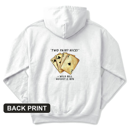 Two Pair Back Print Hoodie