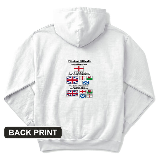 UK Make-up Back Print Hoodie