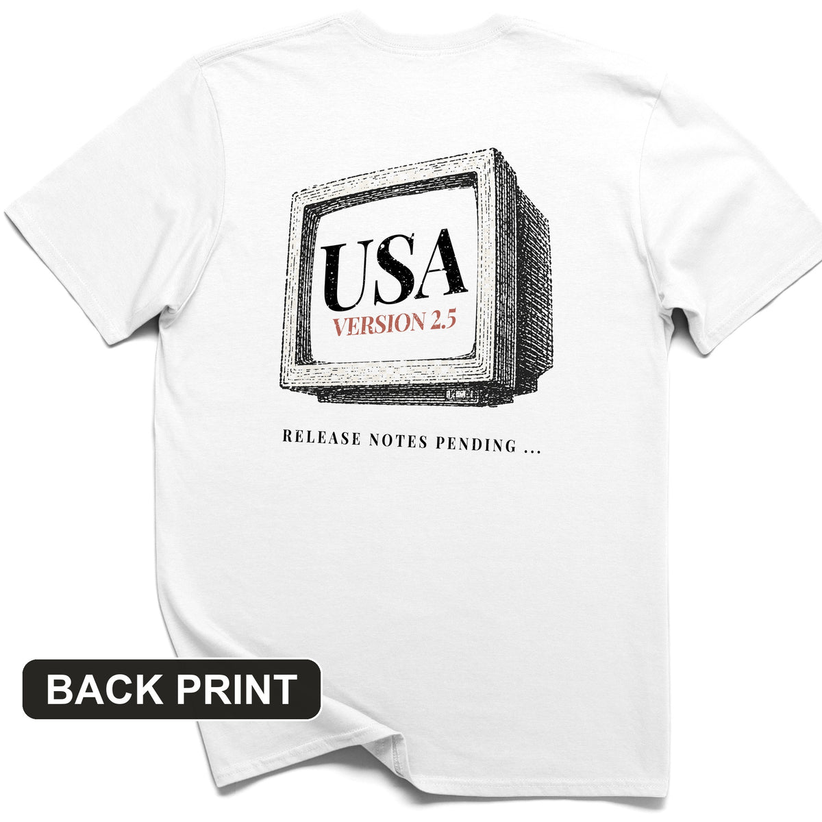 USA 2.5 Back Print T-Shirt