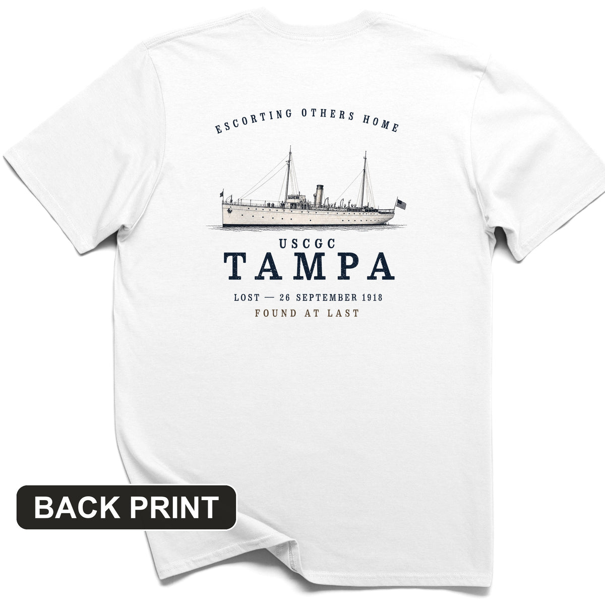 USCGC Tampa Back Print T-Shirt