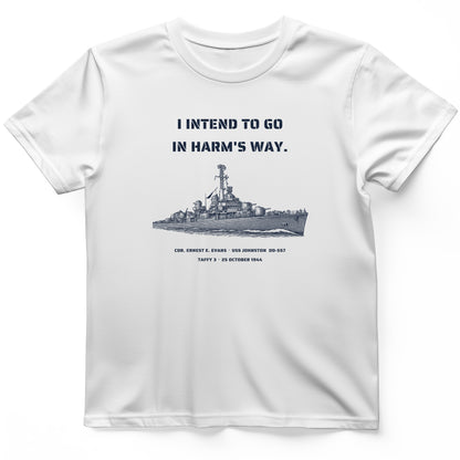 USS Johnston In Harms Way T-Shirt