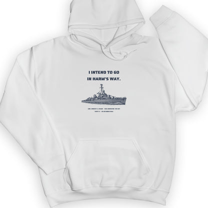 USS Johnston In Harms Way Hoodie