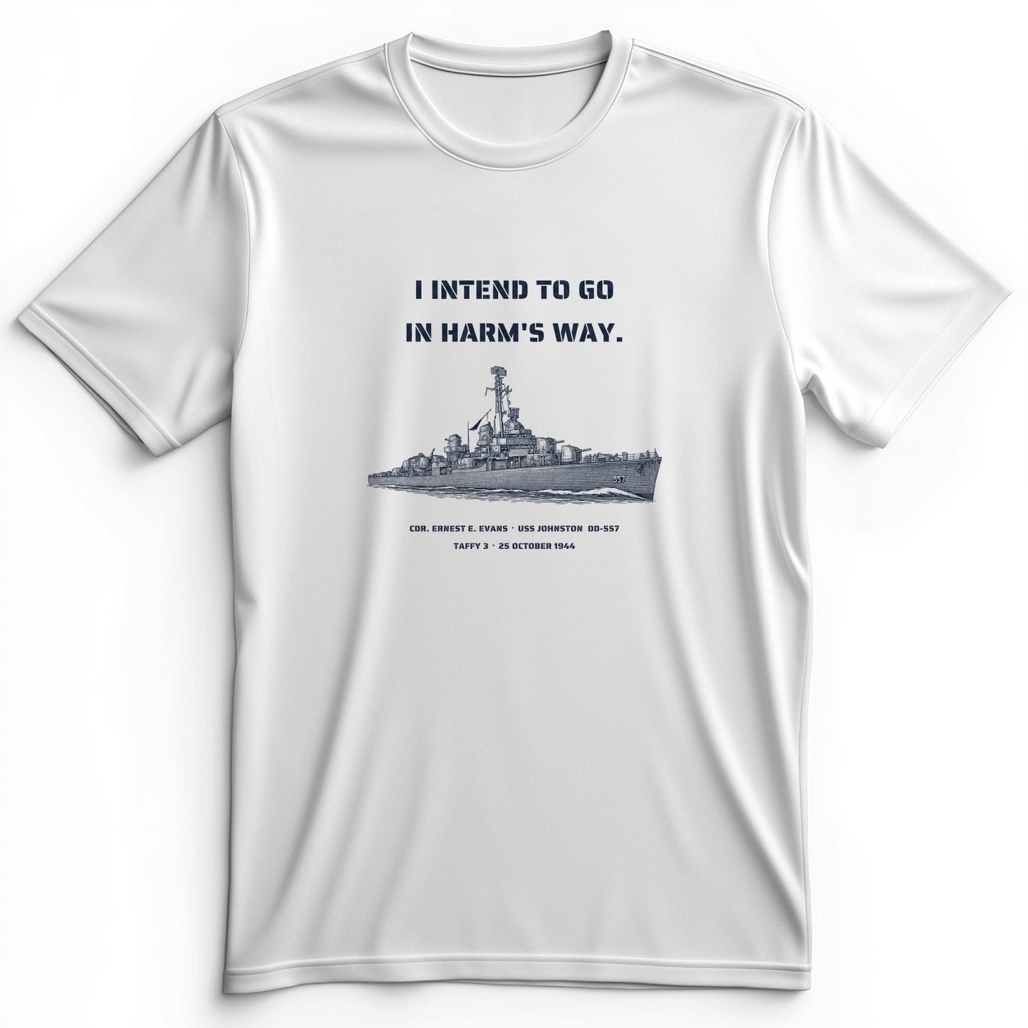 USS Johnston In Harms Way Premium Tee