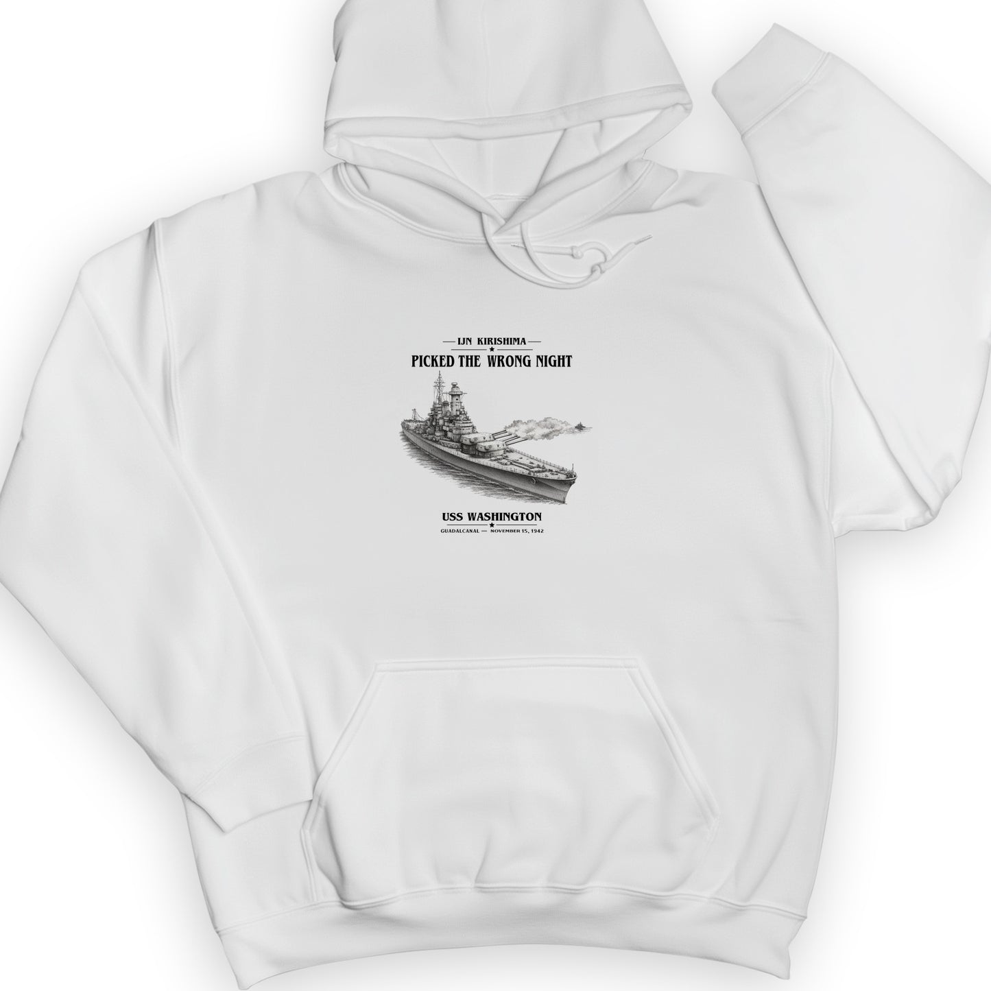 USS Washington at Guadalcanal Hoodie